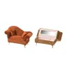 Gouden sieraden fauteuil