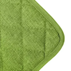 Guante de cocina y agarradera fucsia y verde 60x80 cm