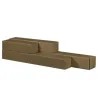 Scatole Postali Telescopiche Quadrate in Cartoncino Resistente