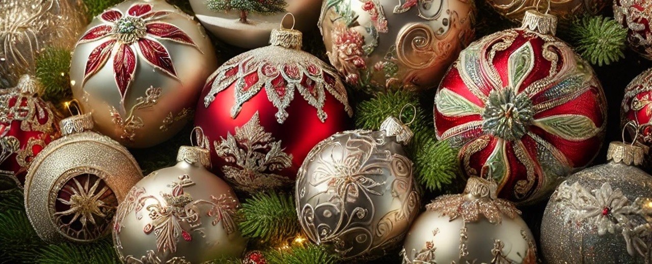 Las bolas de Navidad, todas hechas a mano, hechas a mano, hechas con el corazón. Un gran regalo.