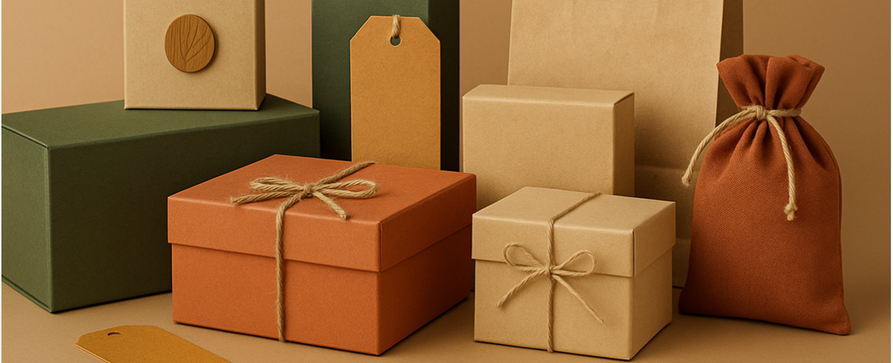 Ritorno alla natura, i colori autunnali del packaging sostenibile.