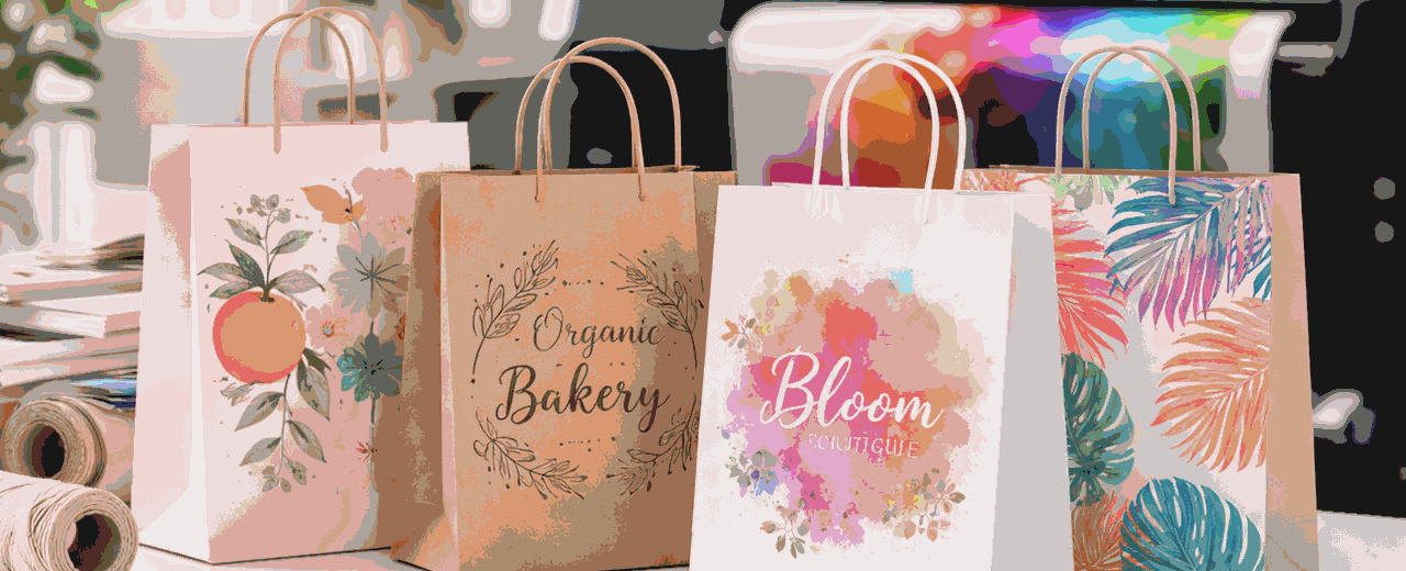 More colours, fewer constraints: digital printing that makes it easy to customise paper bags