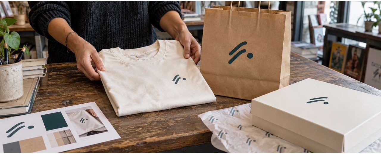 Dal packaging alla T-shirt: un’identità coordinata per il tuo negozio