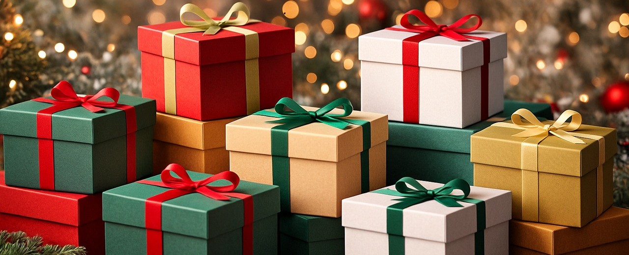Ready-to-use gift boxes: the smart solution to speed up checkouts at Christmas.