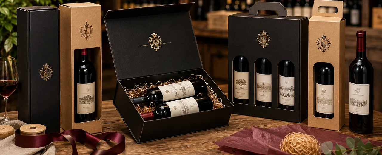Scatole per vino personalizzate: logo, formati e quantità per cantine, enoteche e regali aziendali