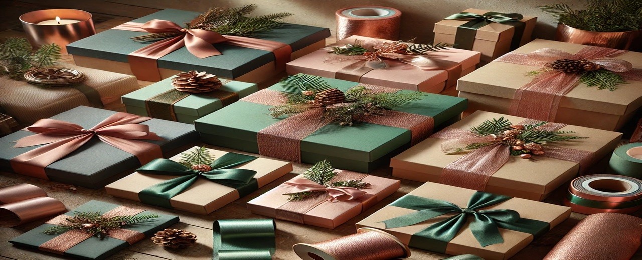 As cores da moda para embalagens de Natal: dicas e inspirações