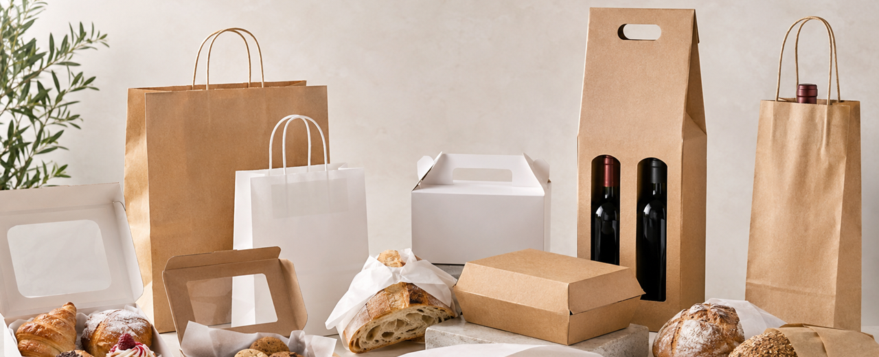 Packaging alimentare per pasticcerie, gastronomie ed enoteche: confezioni pratiche per vendere meglio